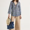 Maliparmi Chemises | CAFTAN FLOWER BATIK