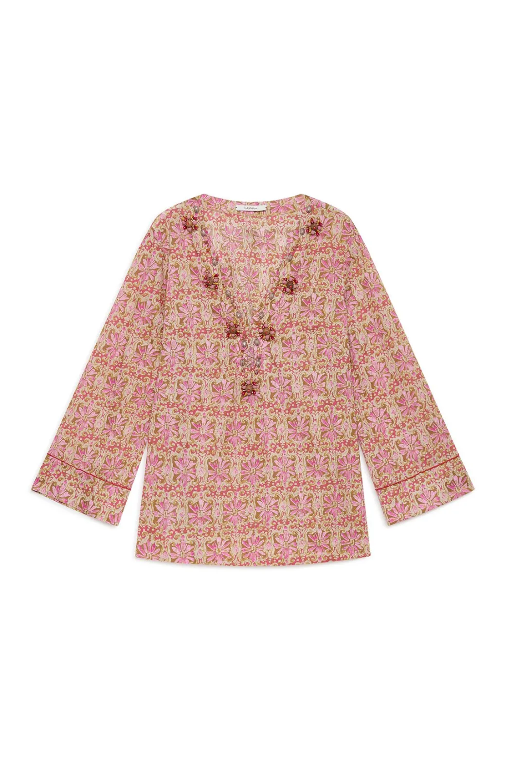 Maliparmi Chemises | CAFTAN FLOWER BATIK
