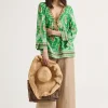 Maliparmi Chemises | CAFTAN MIRTLE PAISLEY