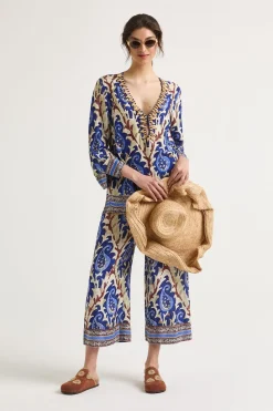 Maliparmi Chemises | CAFTAN MIRTLE PAISLEY