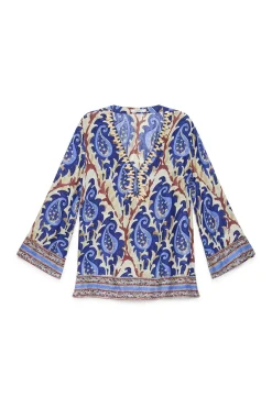 Maliparmi Chemises | CAFTAN MIRTLE PAISLEY