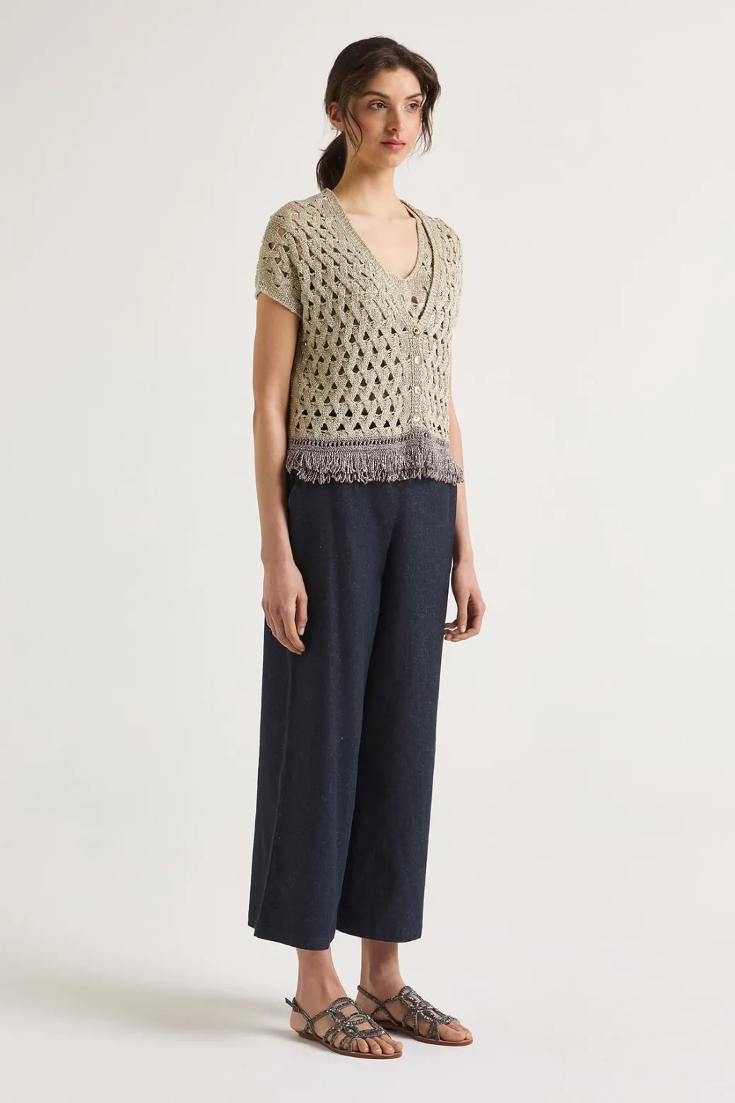 Maliparmi Maille | CARDIGAN METALLIC