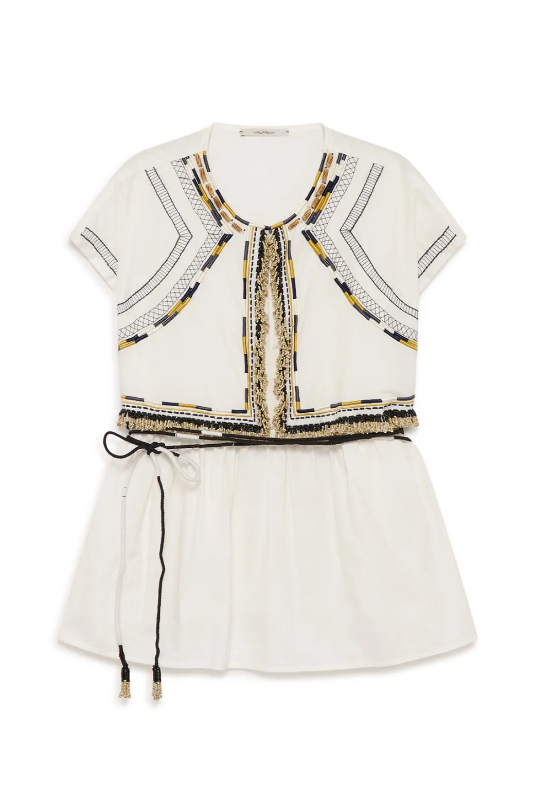 Maliparmi Chemises | CHEMISE TRIBAL BEADS