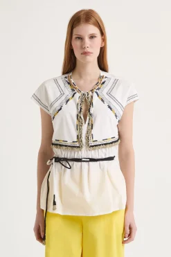 Maliparmi Chemises | CHEMISE TRIBAL BEADS