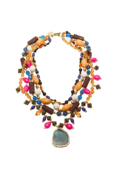 Maliparmi Bijoux | COLLIER MULTI BEADS & RESIN