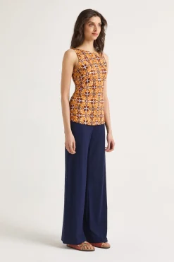 Maliparmi T-Shirts Et Tops | DÉBARDEUR CALEIDO FLOWER