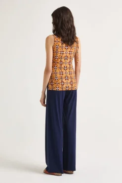 Maliparmi T-Shirts Et Tops | DÉBARDEUR CALEIDO FLOWER