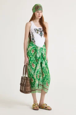 Maliparmi T-Shirts Et Tops | DÉBARDEUR PRECIOUS EMBROIDERY