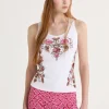 Maliparmi T-Shirts Et Tops | DÉBARDEUR PRECIOUS EMBROIDERY