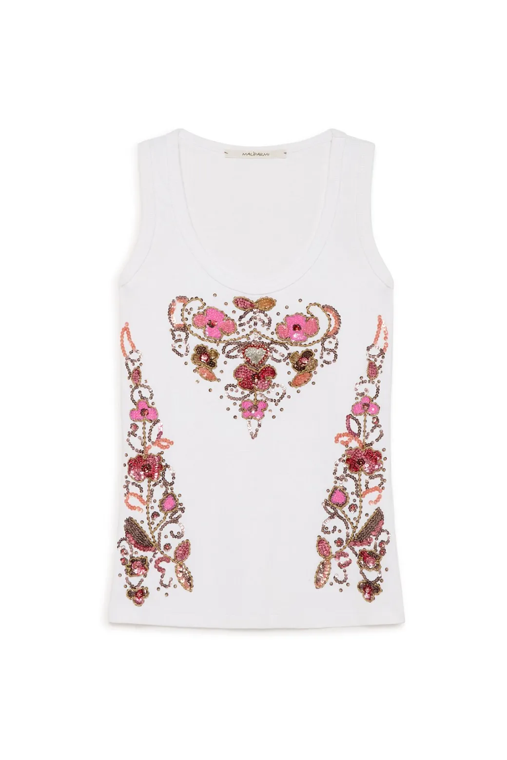 Maliparmi T-Shirts Et Tops | DÉBARDEUR PRECIOUS EMBROIDERY