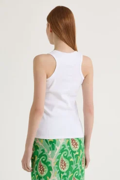 Maliparmi T-Shirts Et Tops | DÉBARDEUR PRECIOUS EMBROIDERY
