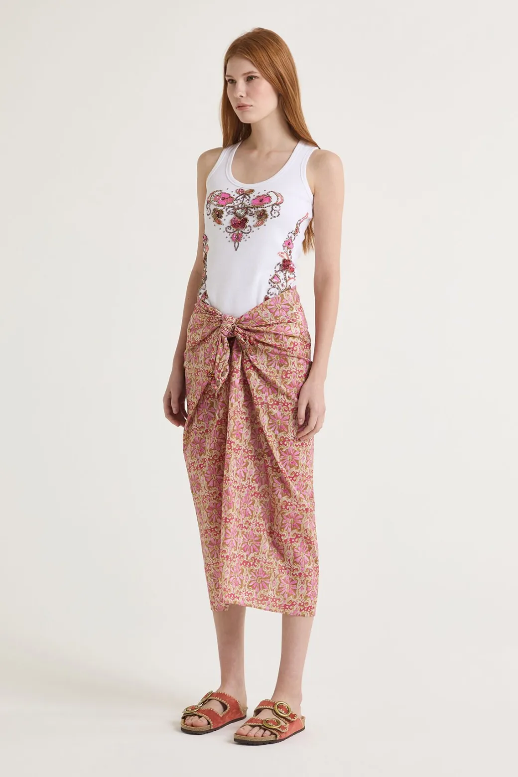Maliparmi Jupes | JUPE FLOWER BATIK