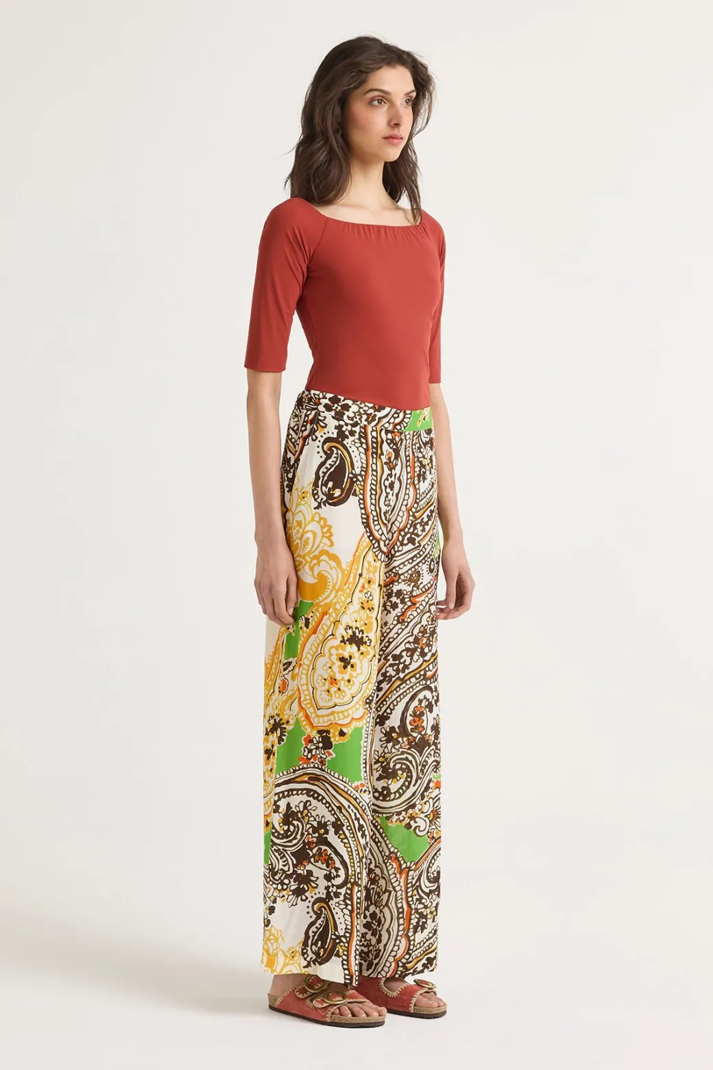Maliparmi Pantalons | PANTALON ARABESQUE PRINT