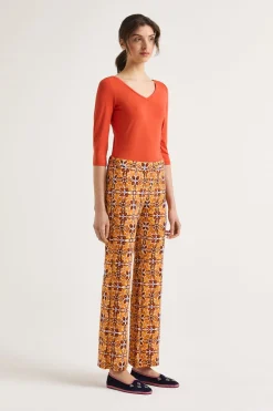 Maliparmi Pantalons | PANTALON CALEIDO FLOWER