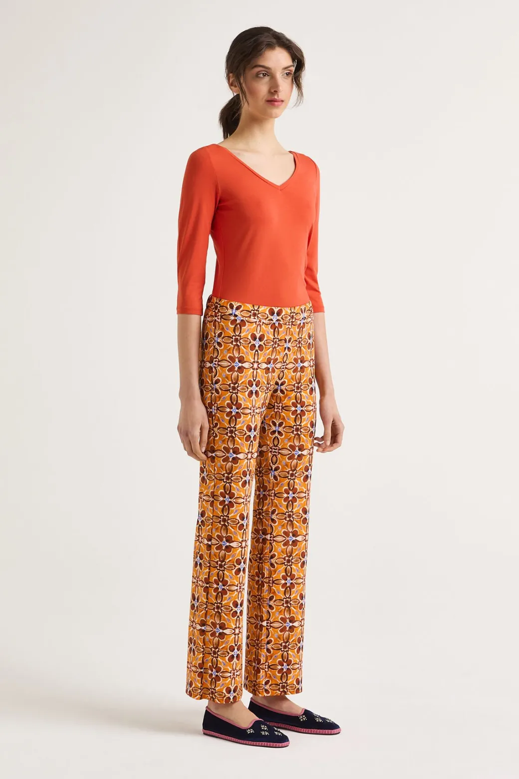 Maliparmi Pantalons | PANTALON CALEIDO FLOWER