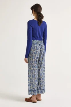 Maliparmi Pantalons | PANTALON FLOWER BATIK