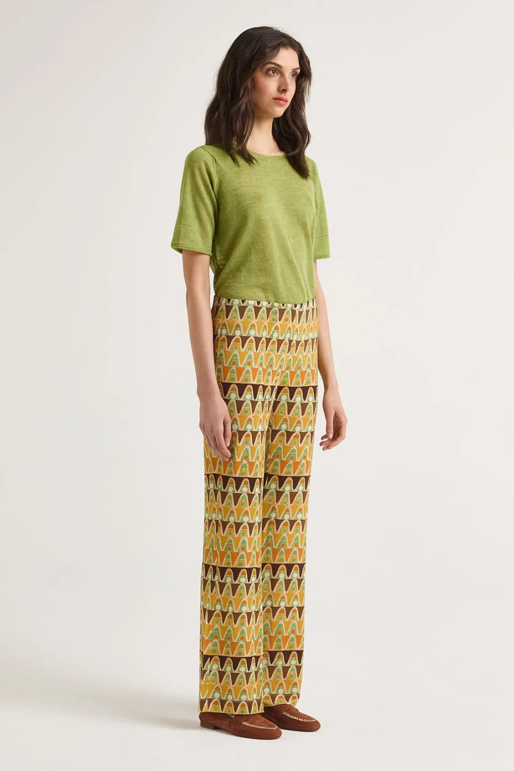 Maliparmi Pantalons | PANTALON GEOMETRIC MIMOSA
