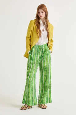 Maliparmi Pantalons | PANTALON WASHED STRIPES