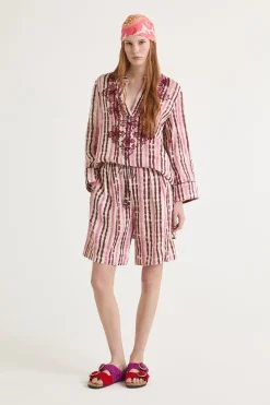 Maliparmi Pantalons | PANTALON WASHED STRIPES
