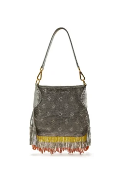 Maliparmi Maliprecious | PETIT SAC PORTÉ ÉPAULE LEATHER & BEADS