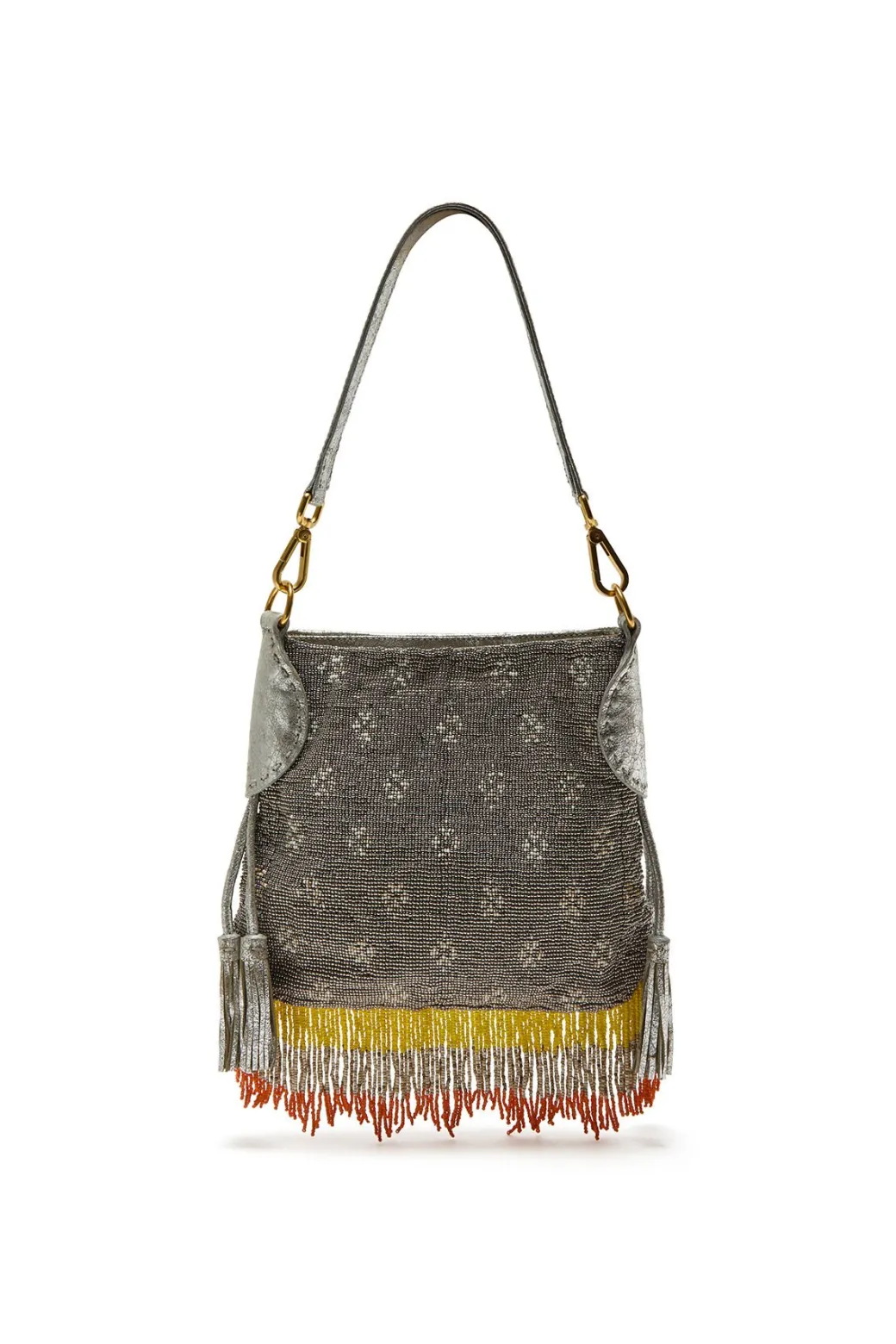 Maliparmi Maliprecious | PETIT SAC PORTÉ ÉPAULE LEATHER & BEADS