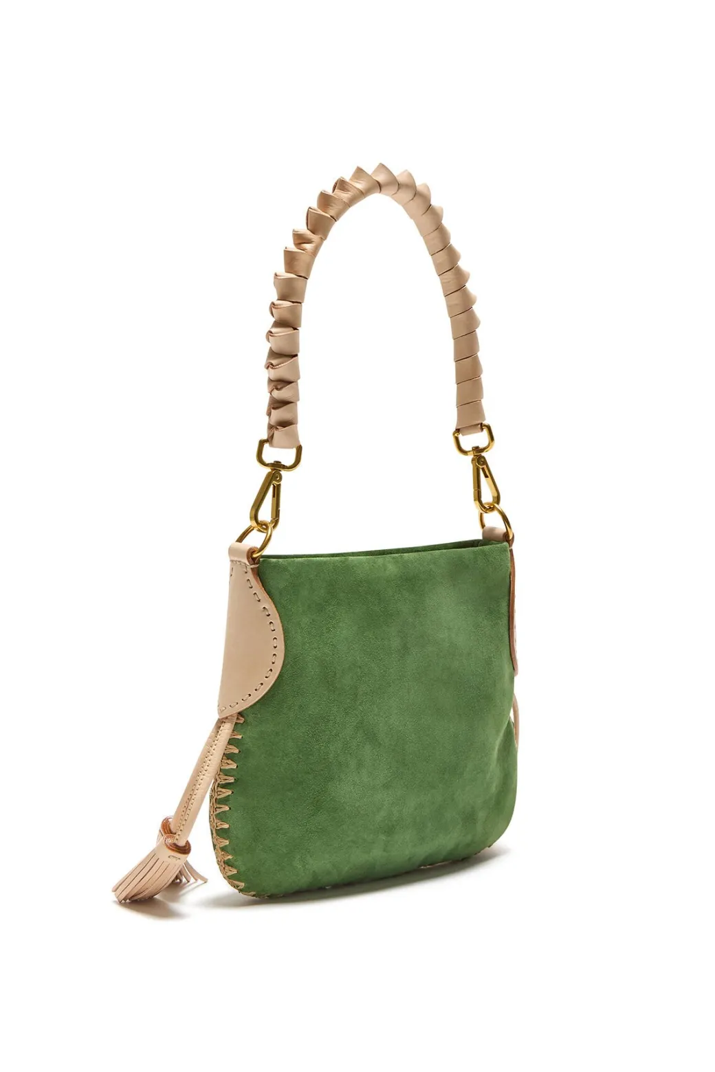 Maliparmi Sacs Shopping | PETIT SAC PORTÉ ÉPAULE LEATHER & RAFFIA