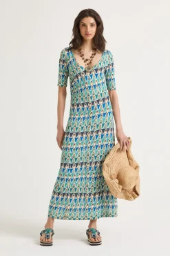 Maliparmi Robes | ROBE GEOMETRIC MIMOSA