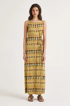Maliparmi Robes | ROBE GEOMETRIC MIMOSA