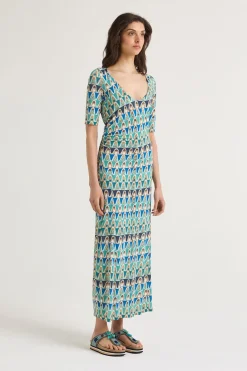 Maliparmi Robes | ROBE GEOMETRIC MIMOSA