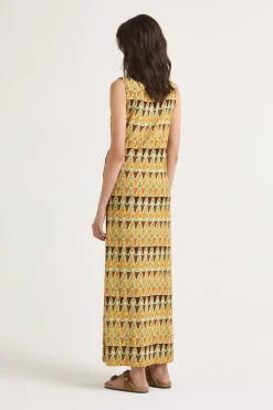 Maliparmi Robes | ROBE GEOMETRIC MIMOSA