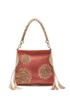Maliparmi Sacs Shopping | SAC PORTÉ ÉPAULE MOYEN LEATHER & RAFFIA