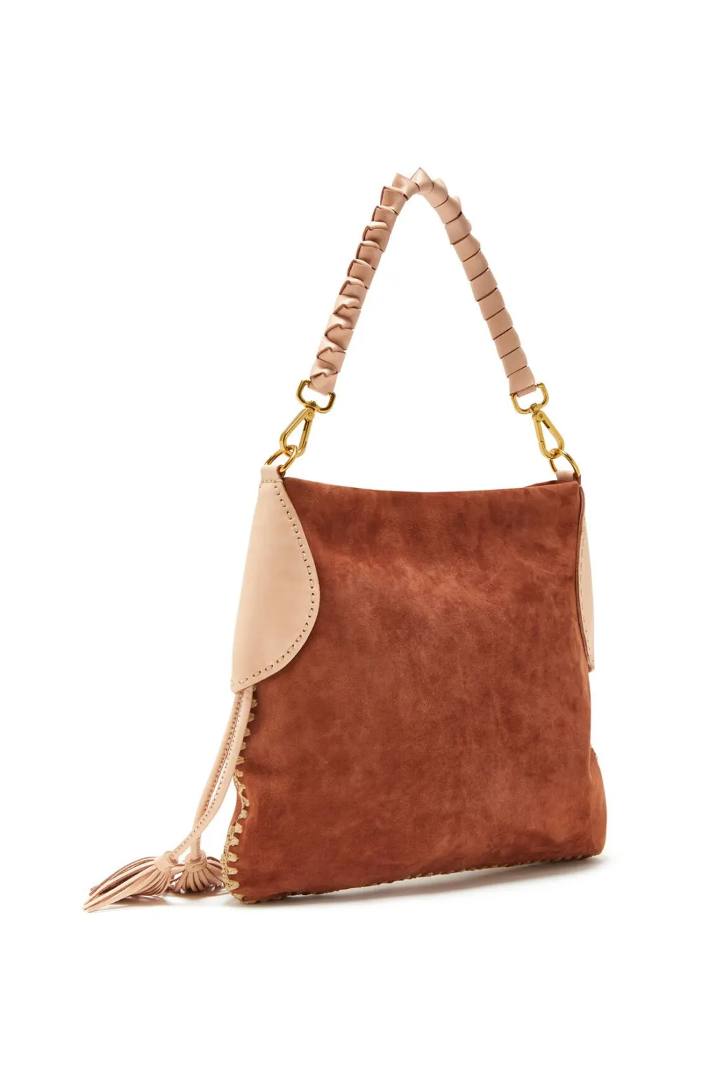 Maliparmi Jersey | Sacs Shopping | SAC PORTÉ ÉPAULE MOYEN LEATHER & RAFFIA