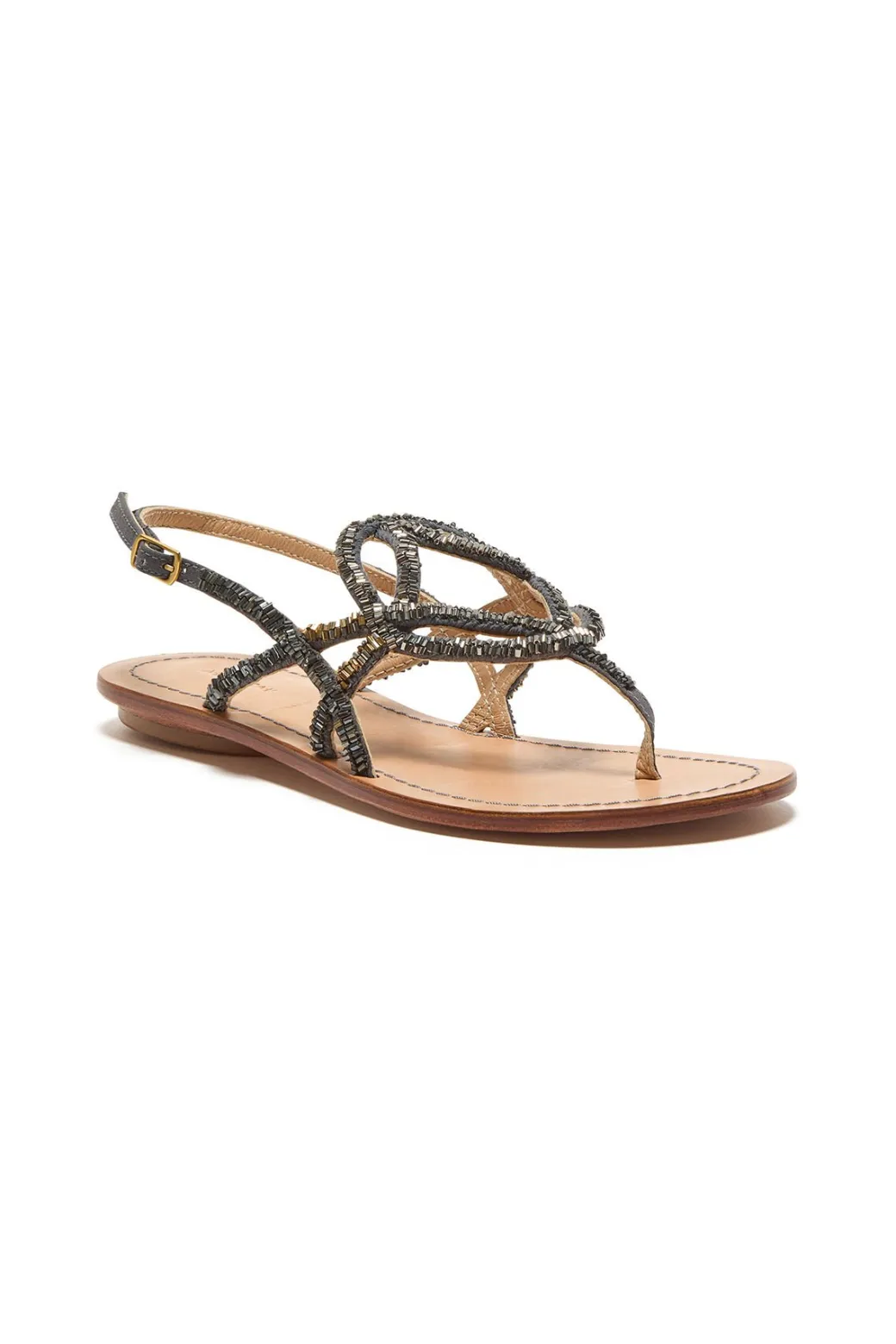 Maliparmi Sandales À Talons Bas | SANDALE CAPRI CUT SHADED EMBROIDERY
