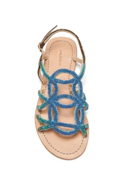 Maliparmi Sandales À Talons Bas | SANDALE CAPRI CUT SHADED EMBROIDERY