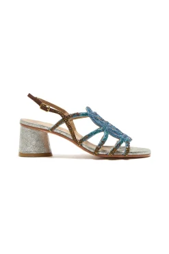 Maliparmi Sandales À Talons Moyens | SANDALE CUT SHADED EMBROIDERY