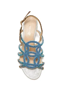 Maliparmi Sandales À Talons Moyens | SANDALE CUT SHADED EMBROIDERY