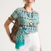 Maliparmi T-Shirts Et Tops | T-SHIRT GEOMETRIC MIMOSA