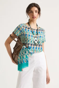 Maliparmi T-Shirts Et Tops | T-SHIRT GEOMETRIC MIMOSA