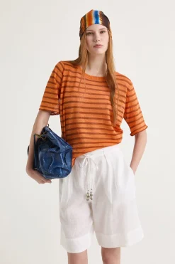 Maliparmi T-Shirts Et Tops | T-SHIRT SUMMER LINEN